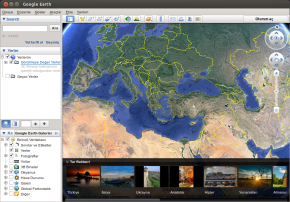 Google Earth - Ubuntu üzerinde Gooogle Earth