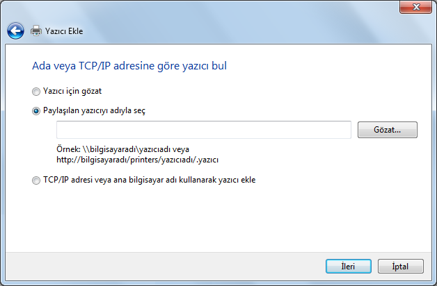 Dosya:Windows - Elle yazıcı ekleme.png