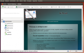 KMail - KMail giriş ekranı