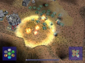 Warzone 2100 - Warzone 2100 oyunundan bir görüntü