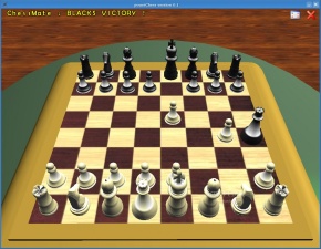 PouetChess - PouetChess satranç oyunundan bir görüntü