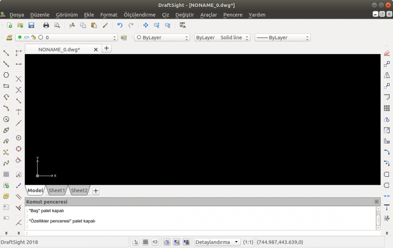 Dosya:DraftSight Ubuntu üzerinde.png